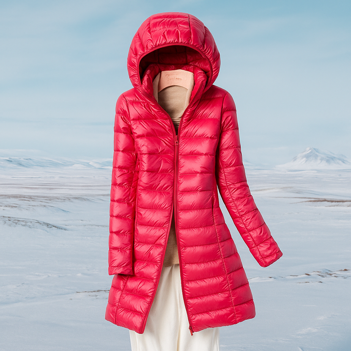 Lune London | Quilted Coat with Hood for Women Marenne