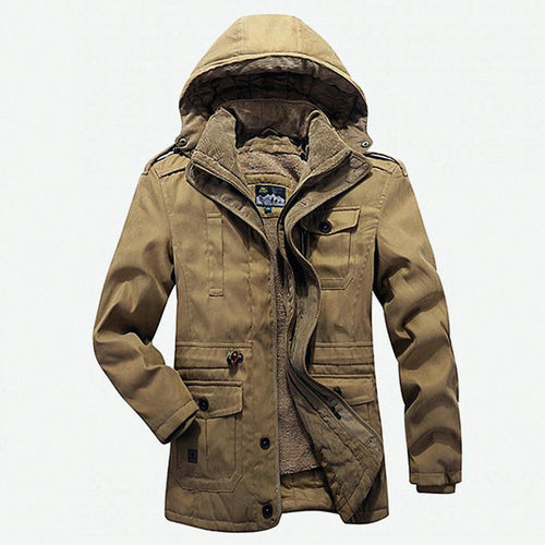 Functional transition jacket for men with high-quality fleece lining Lune London