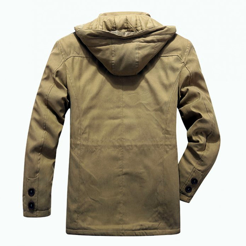 Functional transition jacket for men with high-quality fleece lining Lune London