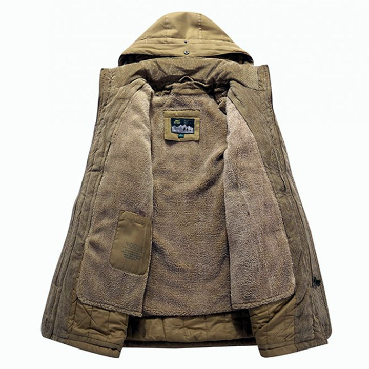 Functional transition jacket for men with high-quality fleece lining Lune London