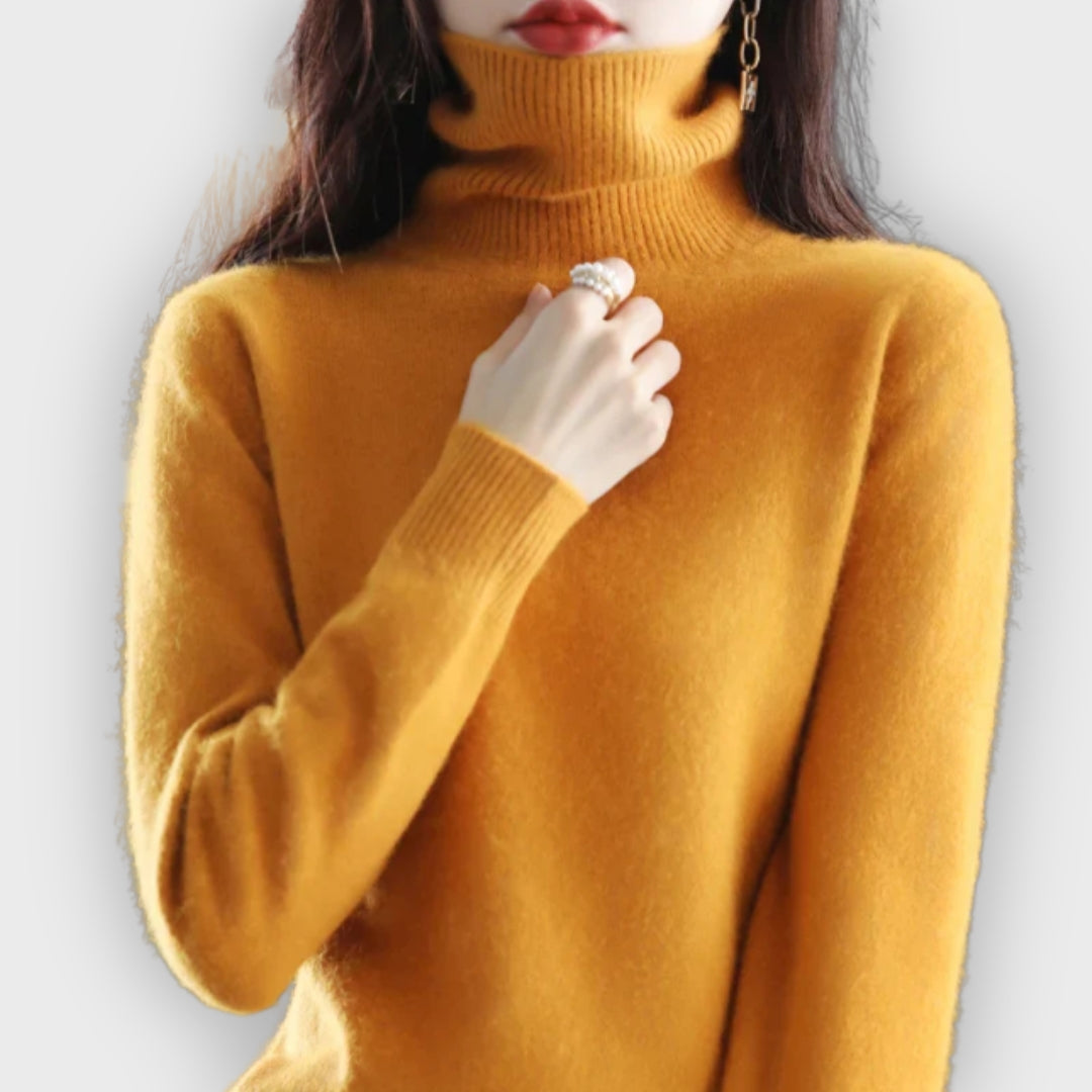Lune London | Cashmere Roll Neck Sweater