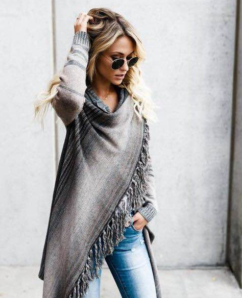 Lune London | Gilet en maille mi-long automne et hiver