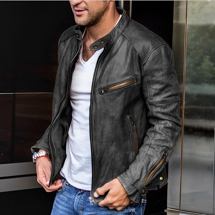 Lune London | Elegant Leather Jacket for All Seasons