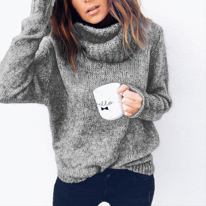 Women's Cozy Turtleneck Sweater Made Of Soft Knit Lune London