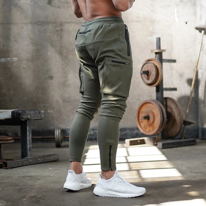 Men's sporty jogger pants with practical pockets Lune London