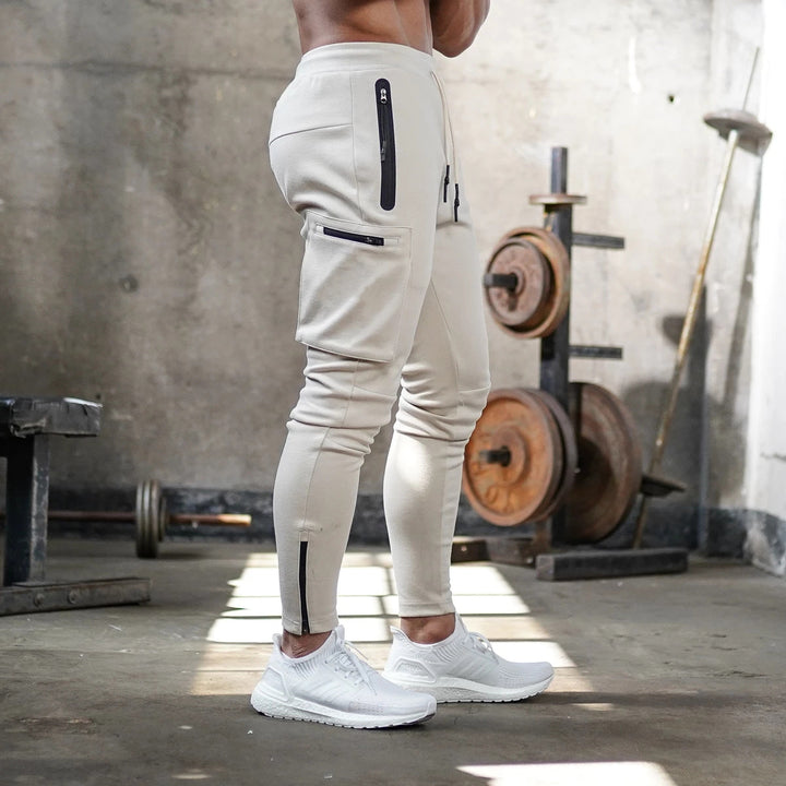 Men's sporty jogger pants with practical pockets Lune London
