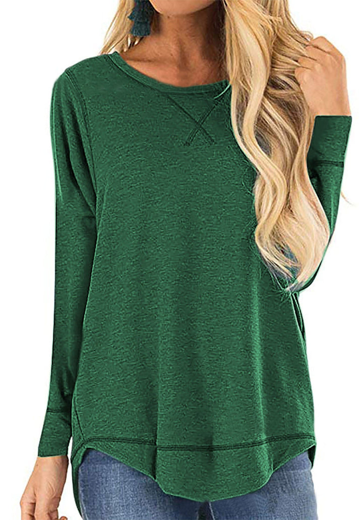 Women's Casual Long Sleeve Shirt Made Of Breathable Cotton with Stylish Side Slits Lune London