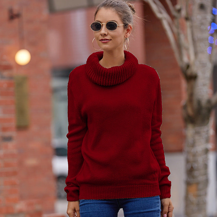 Women's Cozy Turtleneck Sweater Made Of Soft Knit Lune London