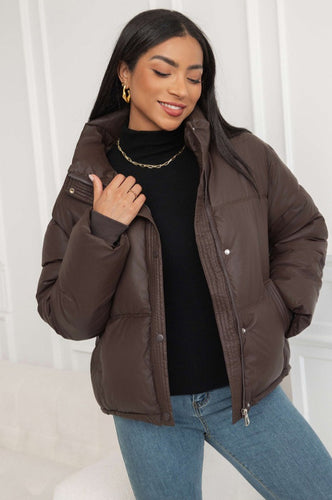 Lune London | Stand-collar puffer coat