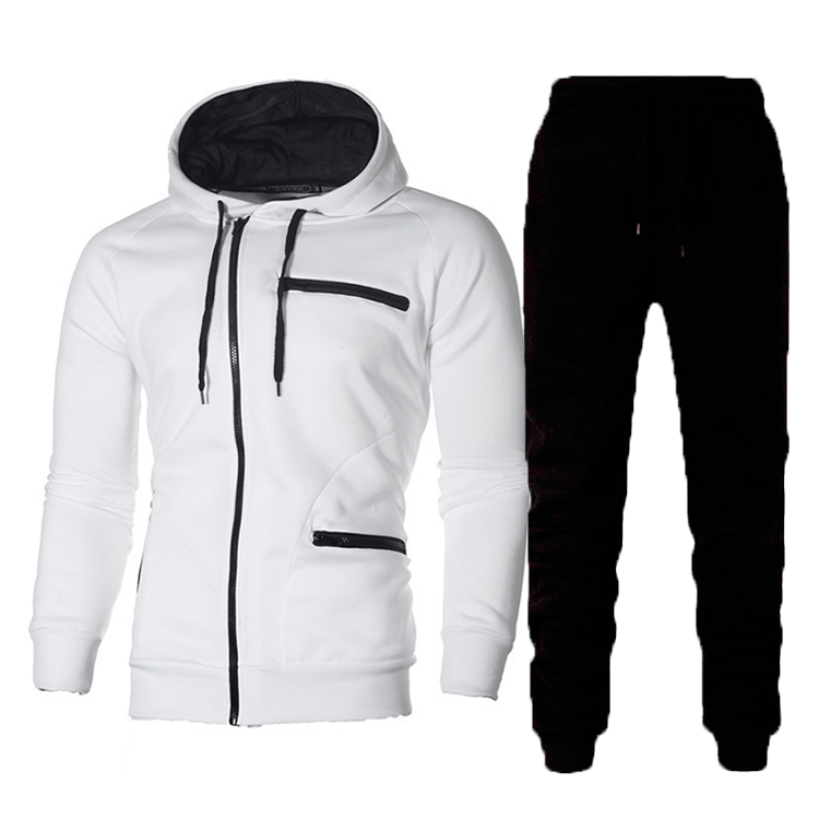 Men Sporty hoodie and jogger pants set with functional pockets and modern design Lune London