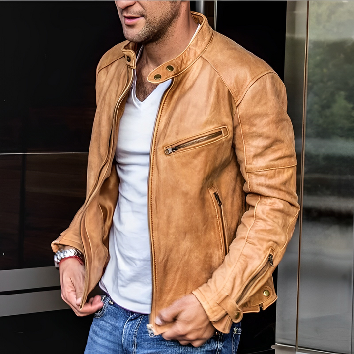 Lune London | Elegant Leather Jacket for All Seasons