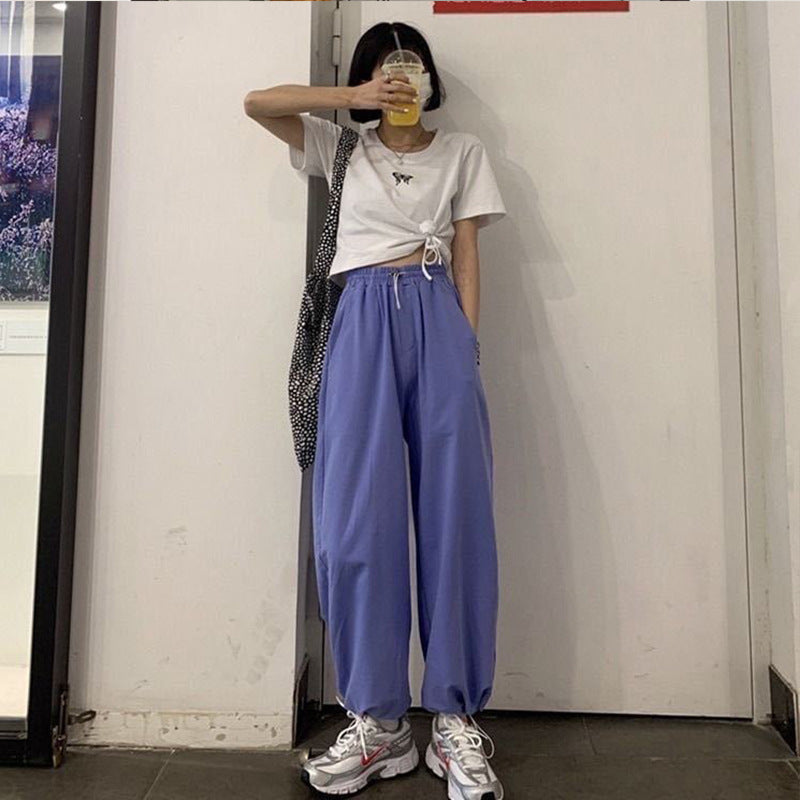 Women’s casual cropped top with a stylish knot and secure straps