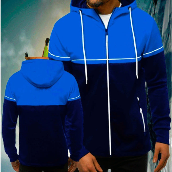 Men's sporty hoodie with innovative design and breathable inserts Lune London