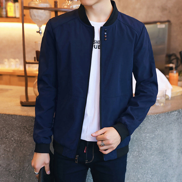 Men's leisure jacket with snap button closure and side pockets Lune London