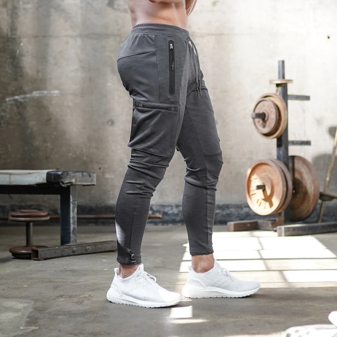 Men's sporty jogger pants with practical pockets Lune London