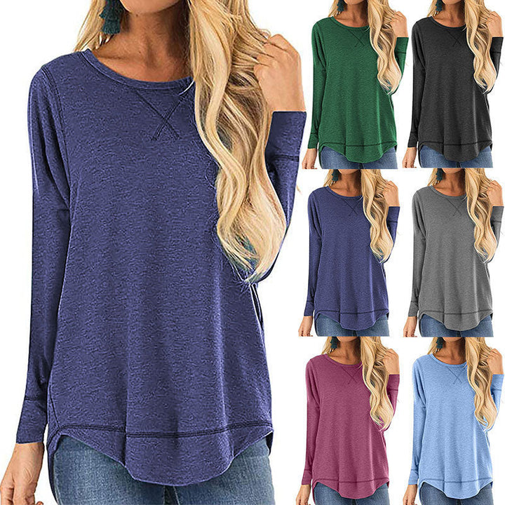 Women's Casual Long Sleeve Shirt Made Of Breathable Cotton with Stylish Side Slits Lune London