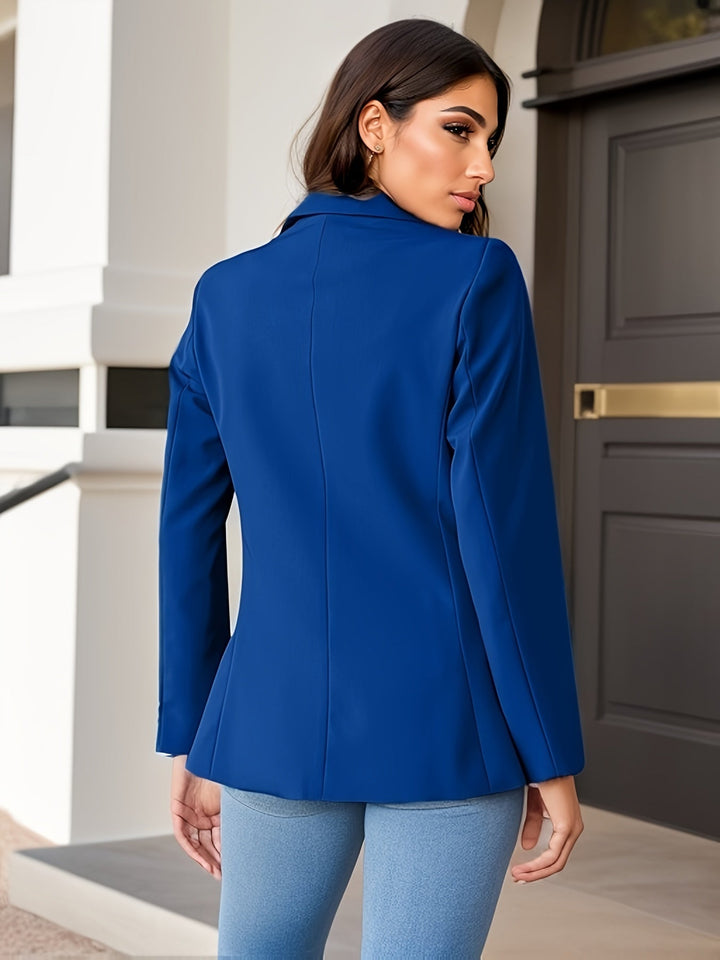 Lune London | Stylish Autumn Classic Business Blazer with Side Pockets for Women