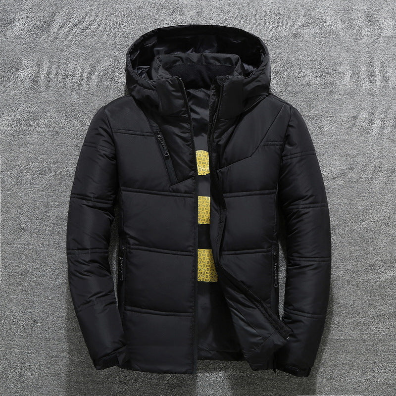 Men's padded winter jacket with hood Lune London