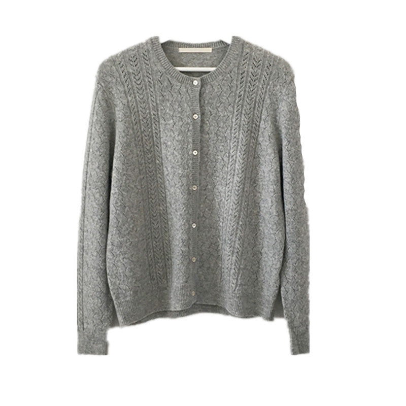 Cardigan pour femmes avec motif en relief Chic & Stil