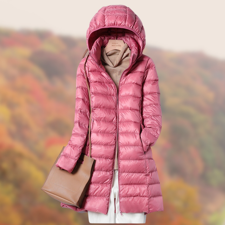 Lune London | Down Jacket Ultralight Transition Jacket for Women with Hood