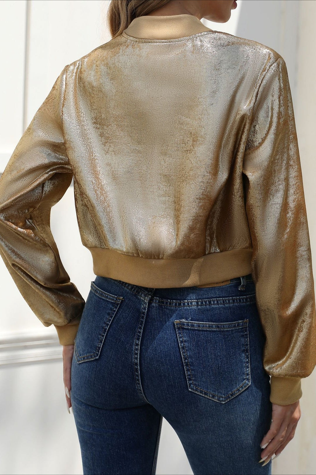 Lune London | Foil Long Sleeve Zip Jacket