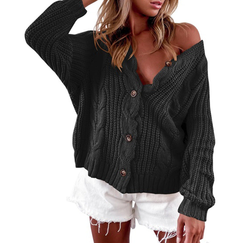 Knitted jacket for women in an oversized casual style Lune London