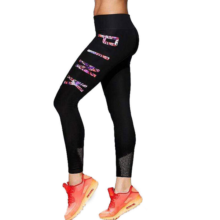 Women's sports leggings with trendy mesh panels Lune London