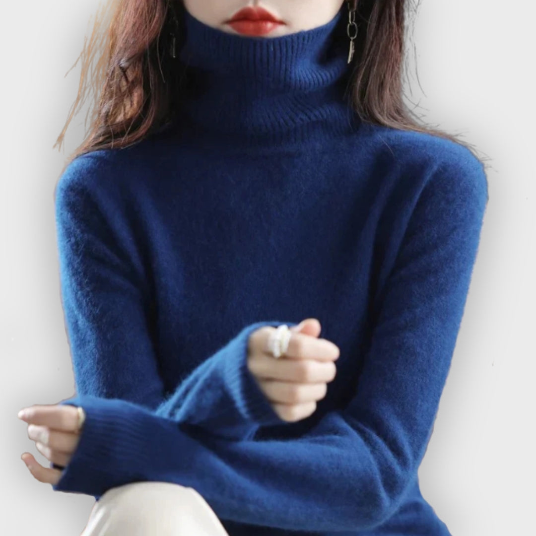 Lune London | Cashmere Roll Neck Sweater