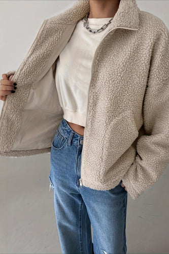 Lune London | High Collar Fleece Jacket