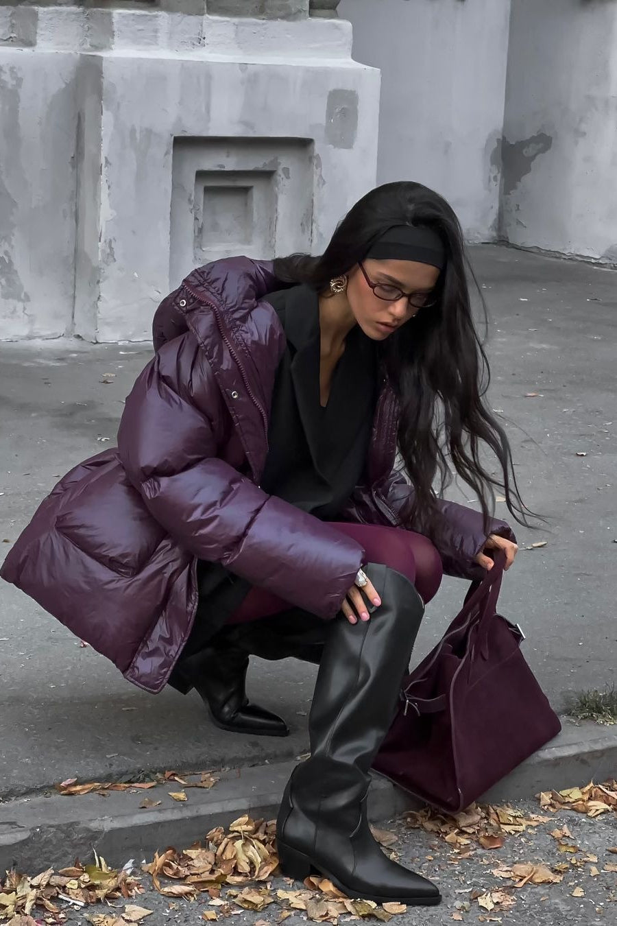Lune London | Color Padded Hooded Jacket with Zipper