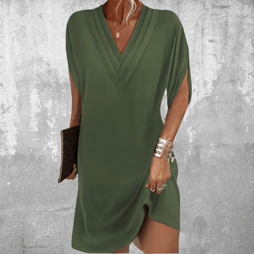 Lune London | Belly Cover V-Neck Dress