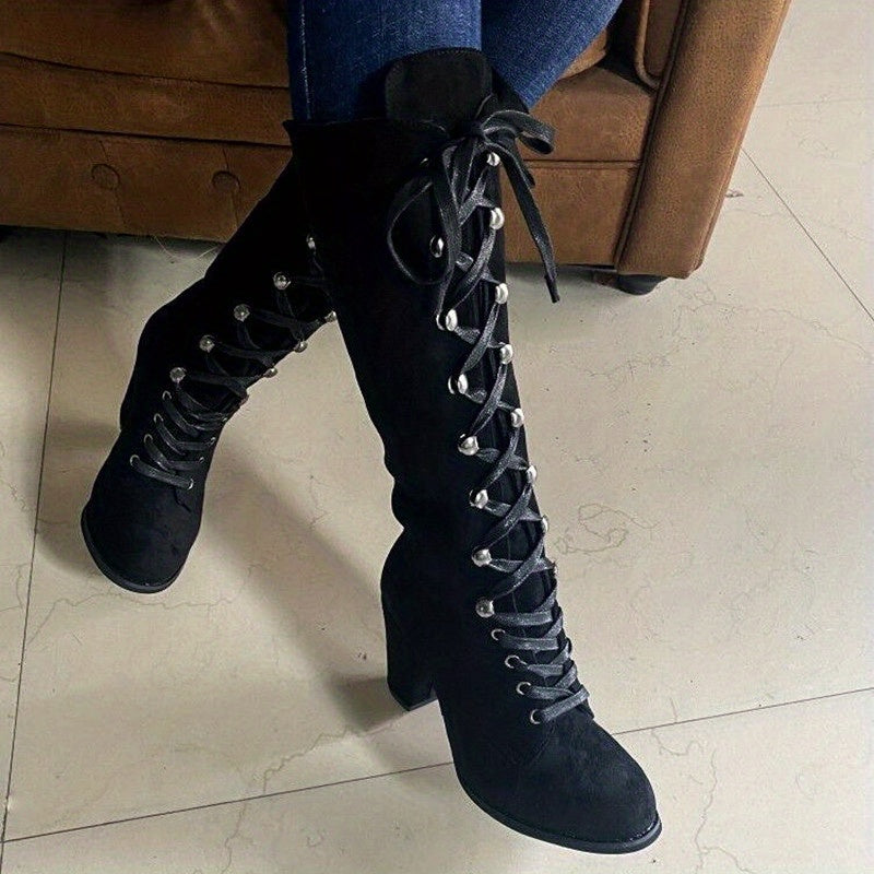 Lune London | Knee-High Comfortable Long Winter Boots for Women