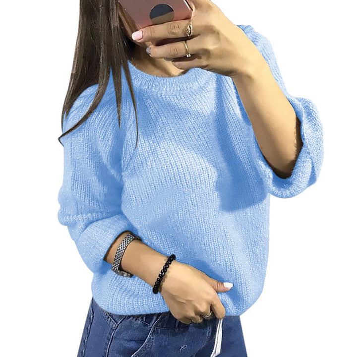 Pull femme décontracté en tricot doux Lune London