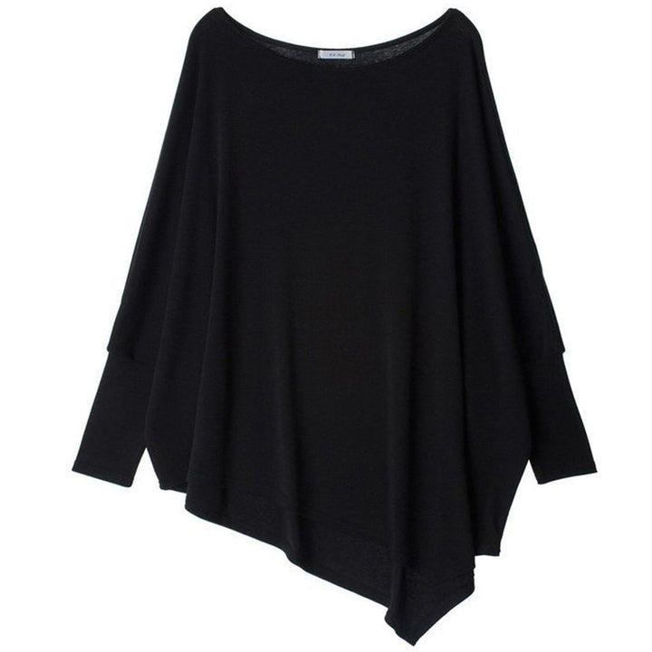 Haut surdimensionné pour femme avec ourlet asymétrique et coupe décontractée Chic & Stil