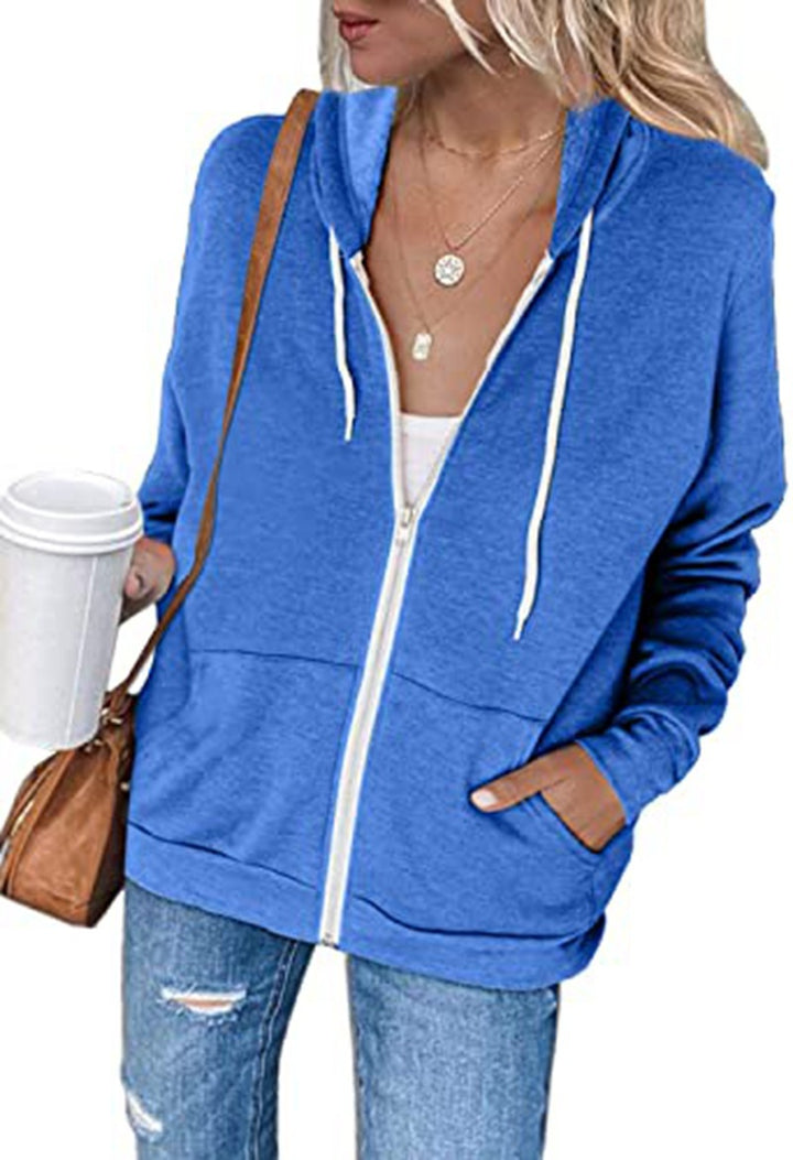 Sporty hoodie for ladies with a generous cut and practical pockets Lune London