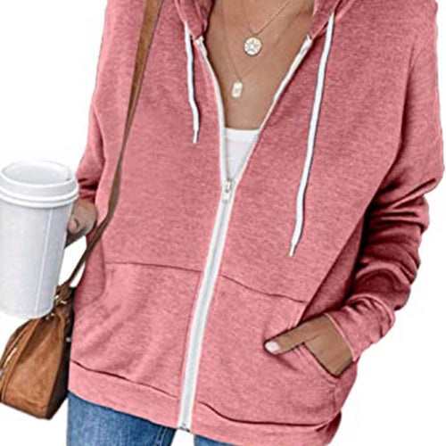 Sporty hoodie for ladies with a generous cut and practical pockets Lune London