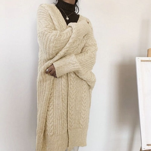 Ladies Large Knit Cardigan Lune London