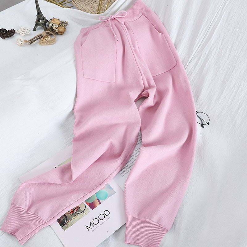 Cozy knit lounge set for women with heart pattern Lune London