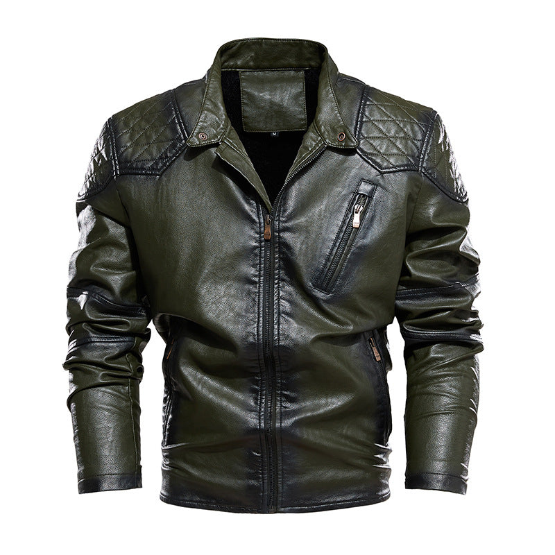 Lune London Men's Biker Jacket in Faux Leather