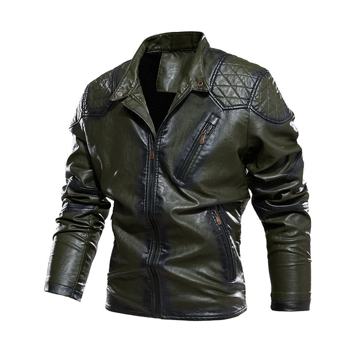 Lune London Men's Biker Jacket in Faux Leather