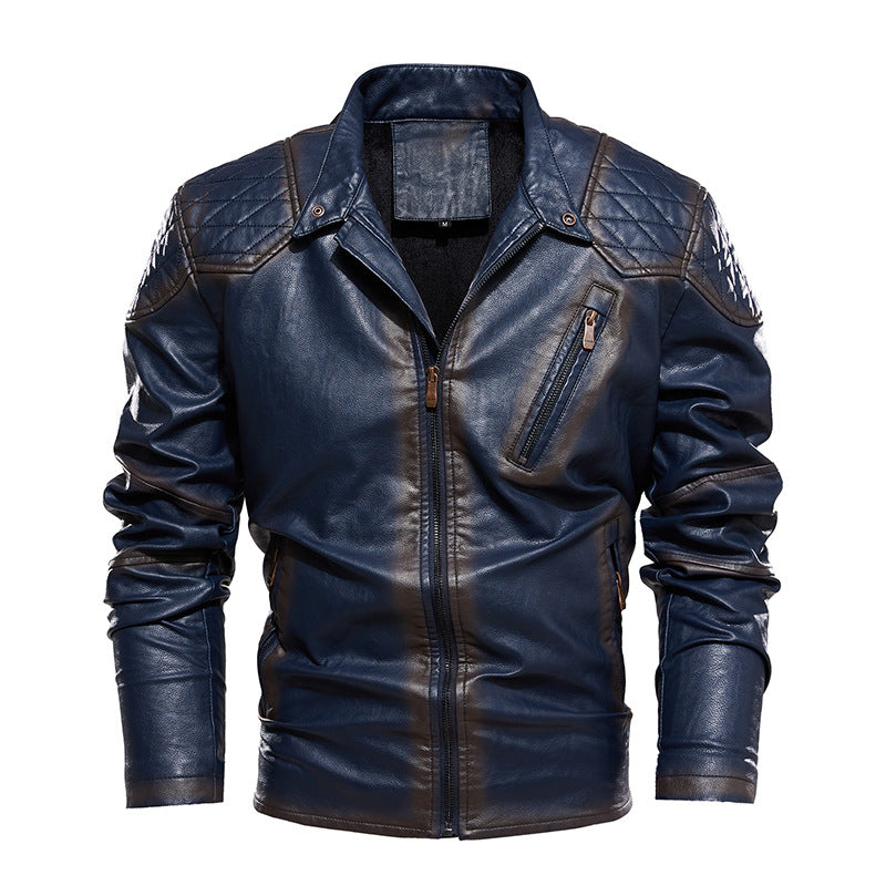 Lune London Men's Biker Jacket in Faux Leather