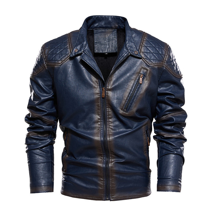 Lune London Men's Biker Jacket in Faux Leather