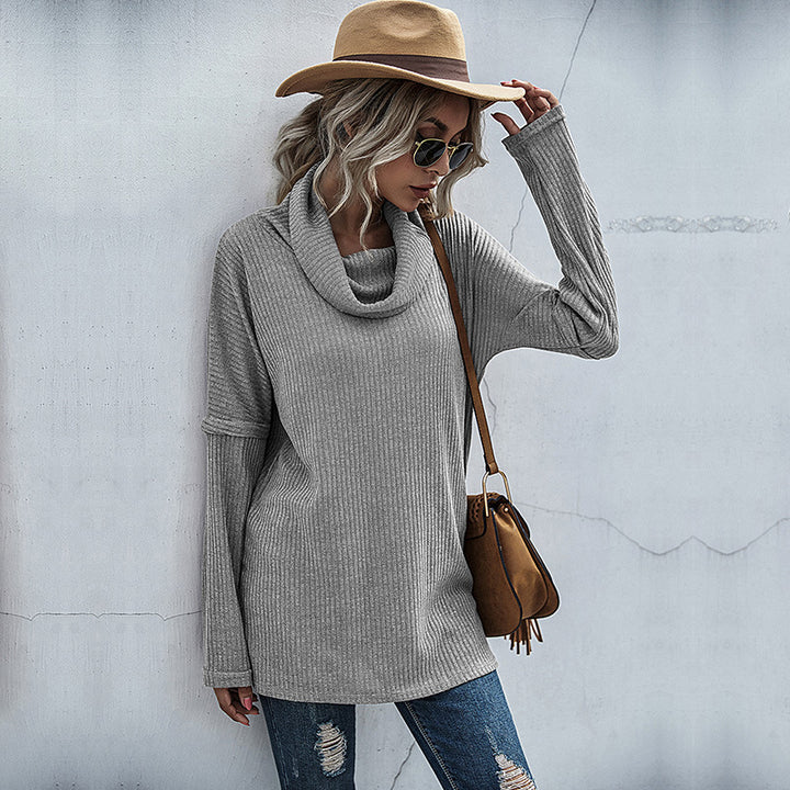 Women casual top with large collar Lune London