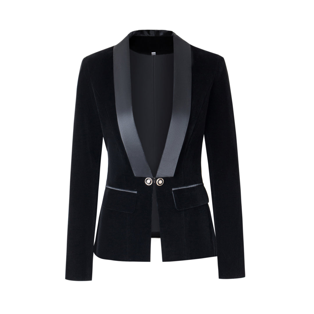 Blazer jacket for women with shiny accents and structured cut Lune London