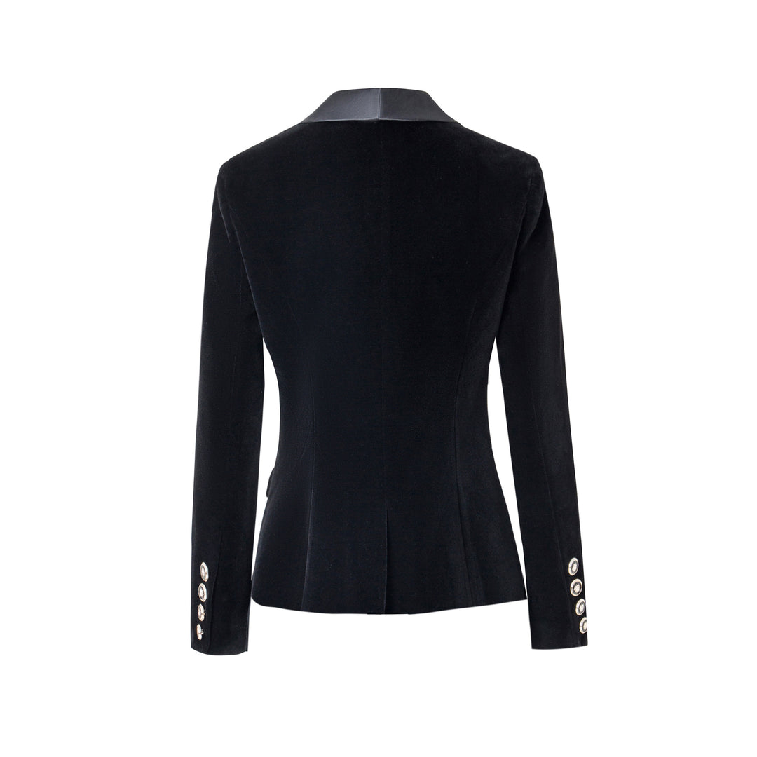 Blazer jacket for women with shiny accents and structured cut Lune London