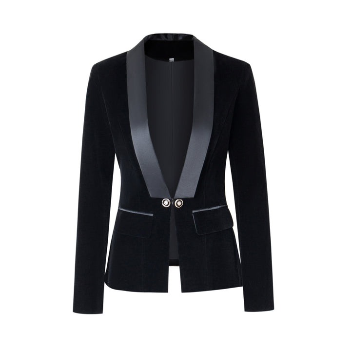 Blazer jacket for women with shiny accents and structured cut Lune London