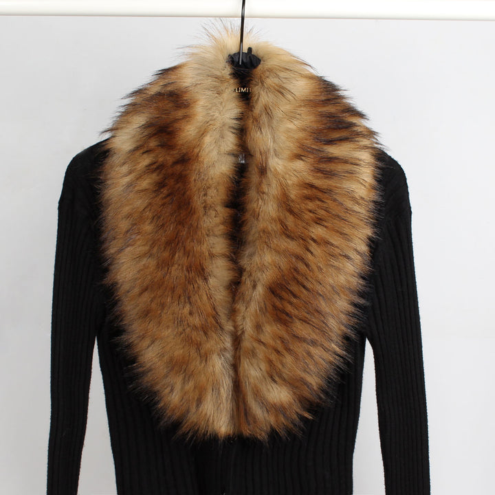 Ladies Luxury Faux Fur Scarf Lune London