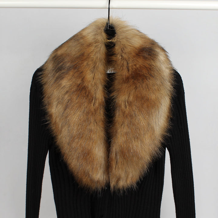 Ladies Luxury Faux Fur Scarf Lune London