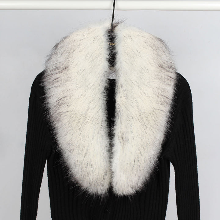 Ladies Luxury Faux Fur Scarf Lune London