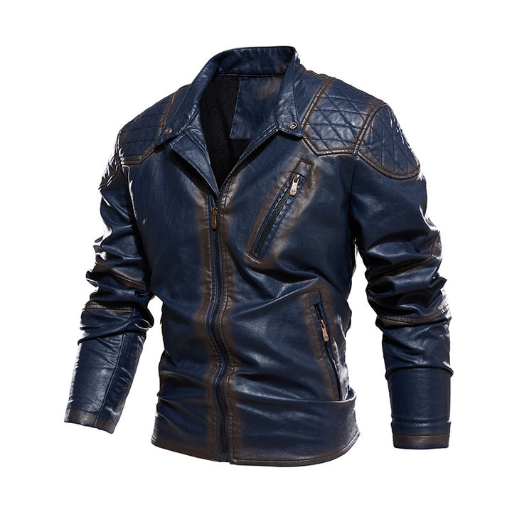 Lune London Men's Biker Jacket in Faux Leather